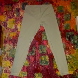These are sage green Lulu lemon leggings impeccable condition